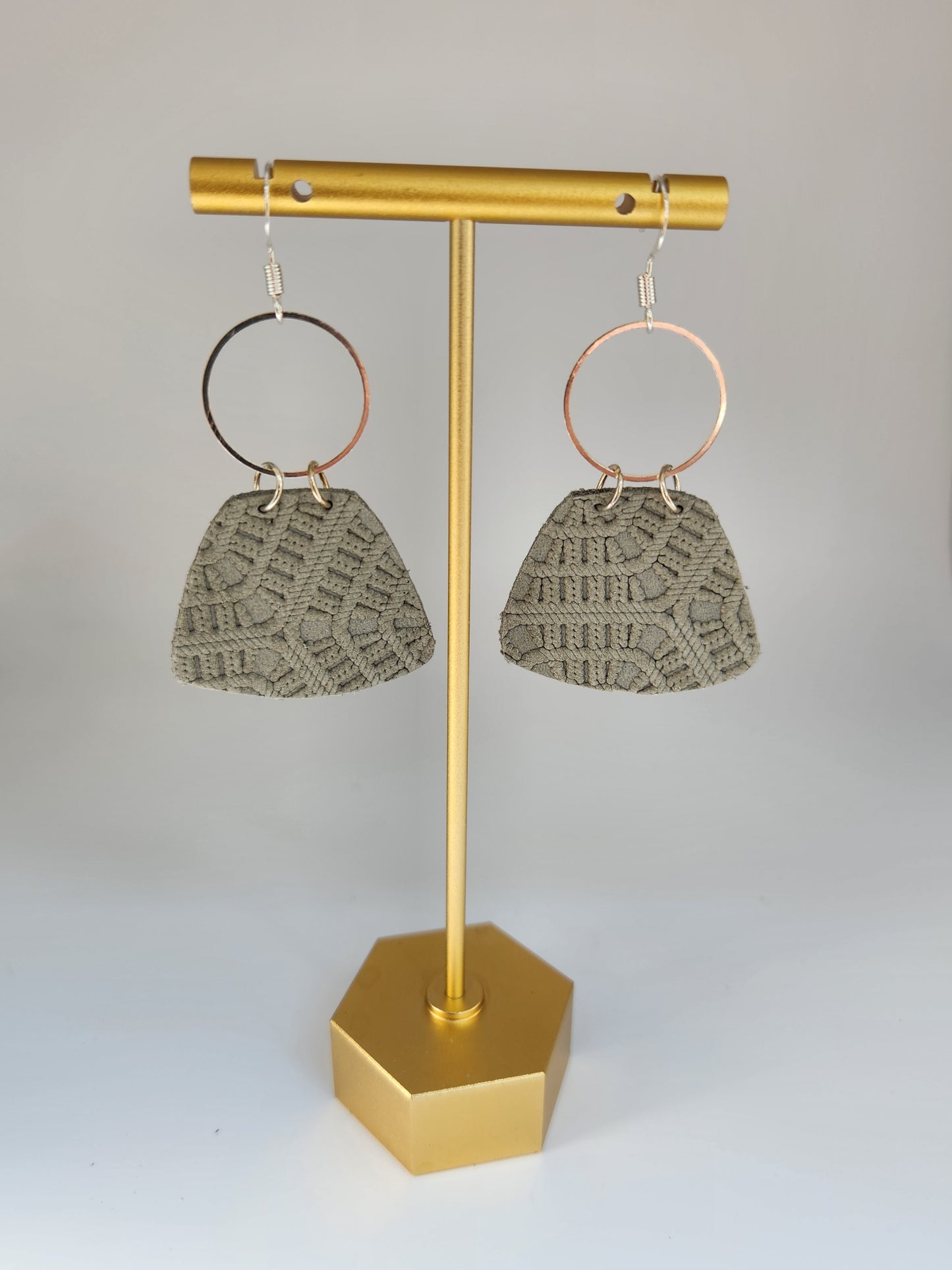 Sage Green Textured Arch Trapezoid