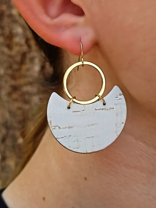 A Birch Leather Crescent