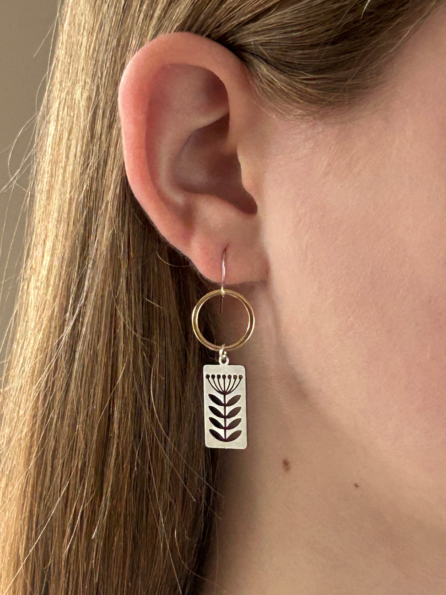 Scandinavian Flower Earrings